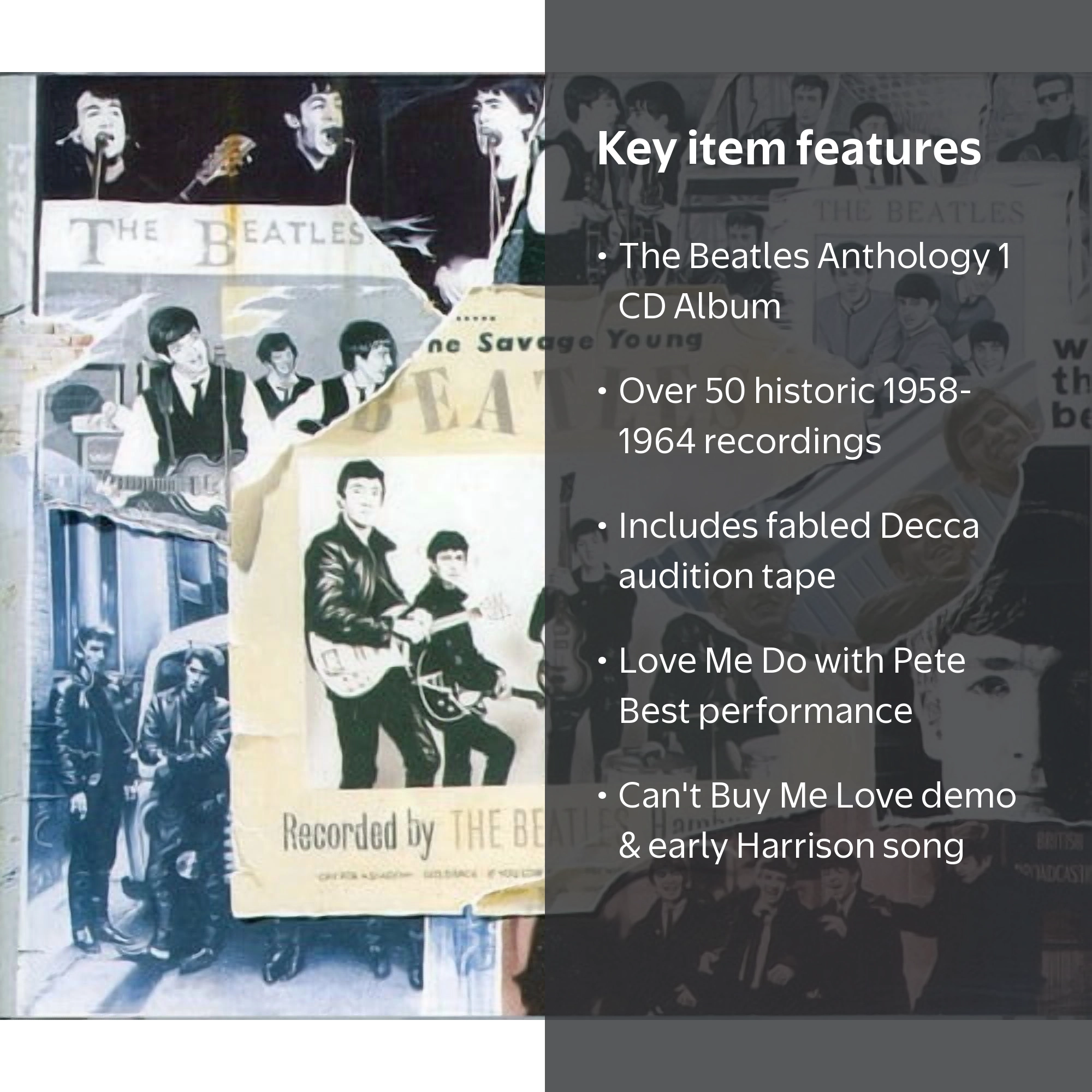 The Beatles Anthology 1, Music & Performance, CD, UMGD - Walmart.com