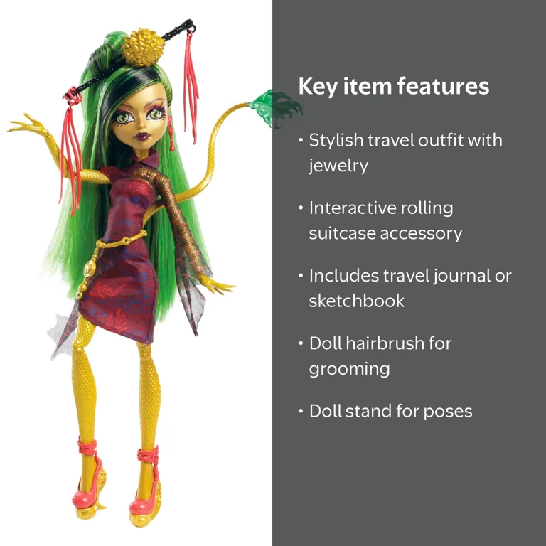 Free Shipping! Monster High Scaris Jinafire Long Doll - Walmart