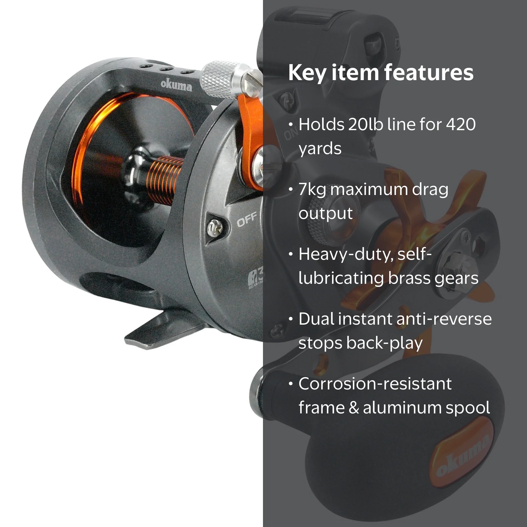 okuma cw303d rod combo Tundra Combos TU-702-50 Line counter precision to track your line payout for consistent trolling and depth control ROD AND REEL REVIEW AND