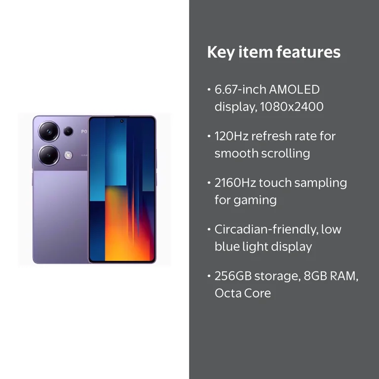 Xiaomi Poco M6 Pro 4G Dual SIM 256GB ROM 8GB RAM GSM Unlocked