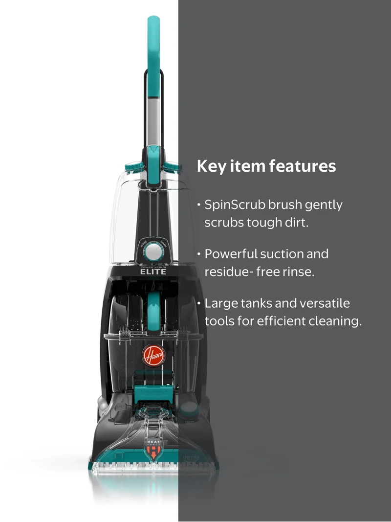 Hoover PowerScrub Elite Pet Upright Carpet Cleaner Machine with