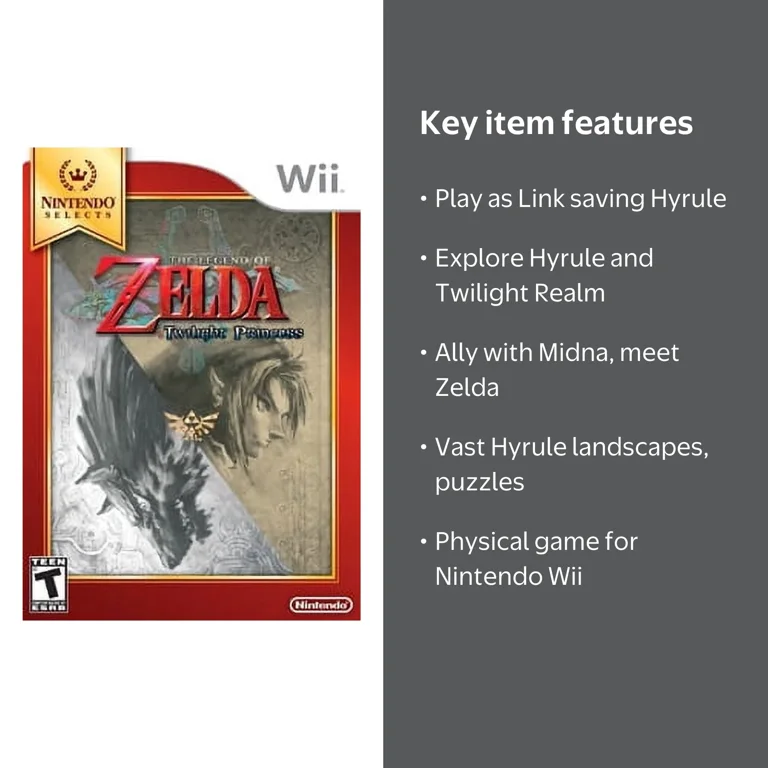 Nintendo, The Legend of Zelda Twilight Princess, Nintendo Wii