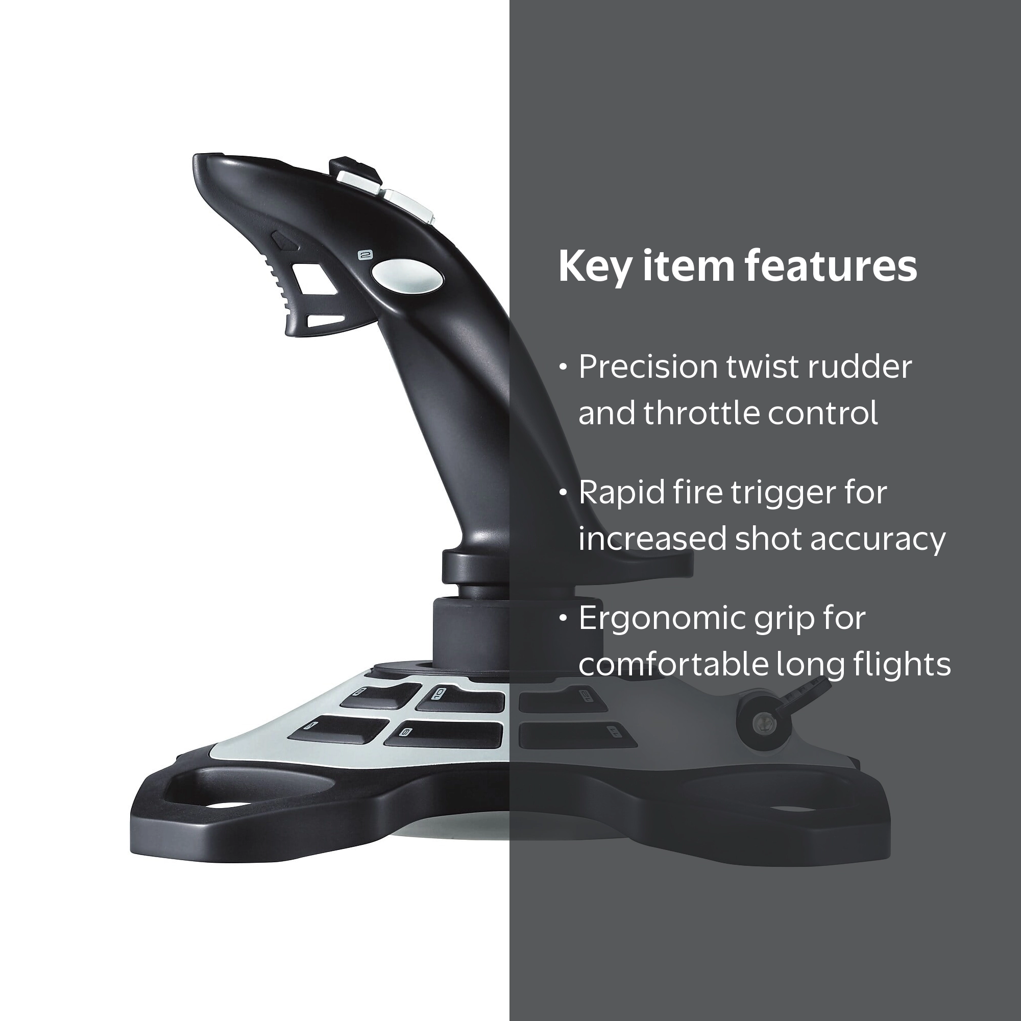 Logitech Extreme 3D Pro Joystick - PC Gaming Flight Gamepad