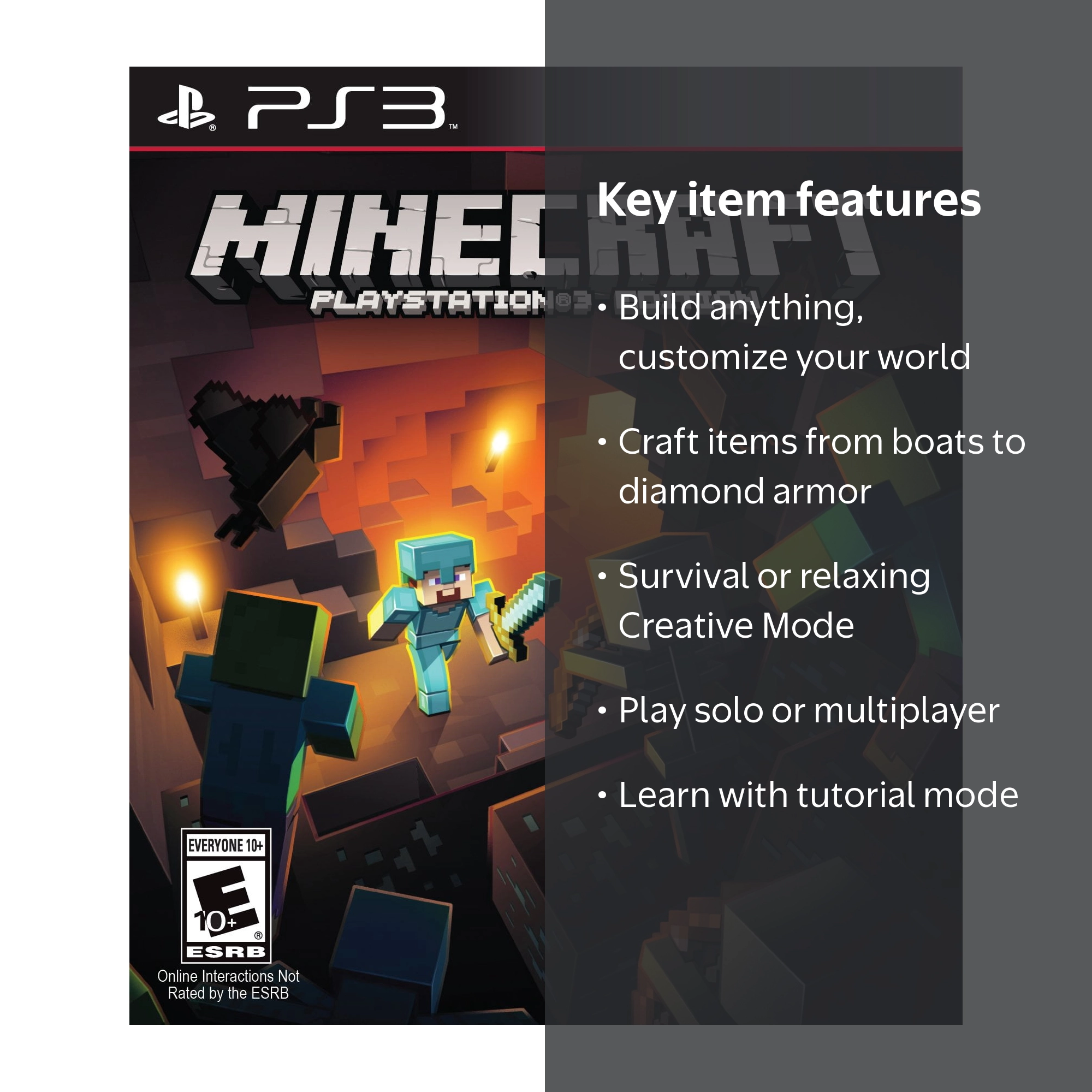 PlayStation, Minecraft Sony Playstation 3 711719051329, Multi