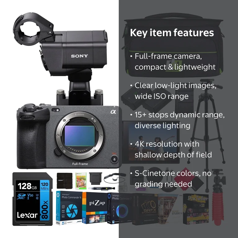 Sony Alpha Cinema Line FX3 Full Frame Interchangeable Lens Camera
