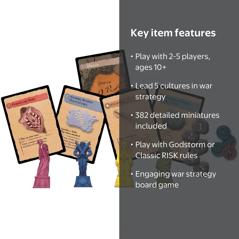 Renegade Game Studios: Risk: Godstorm - Command 5 Ancient Cultures