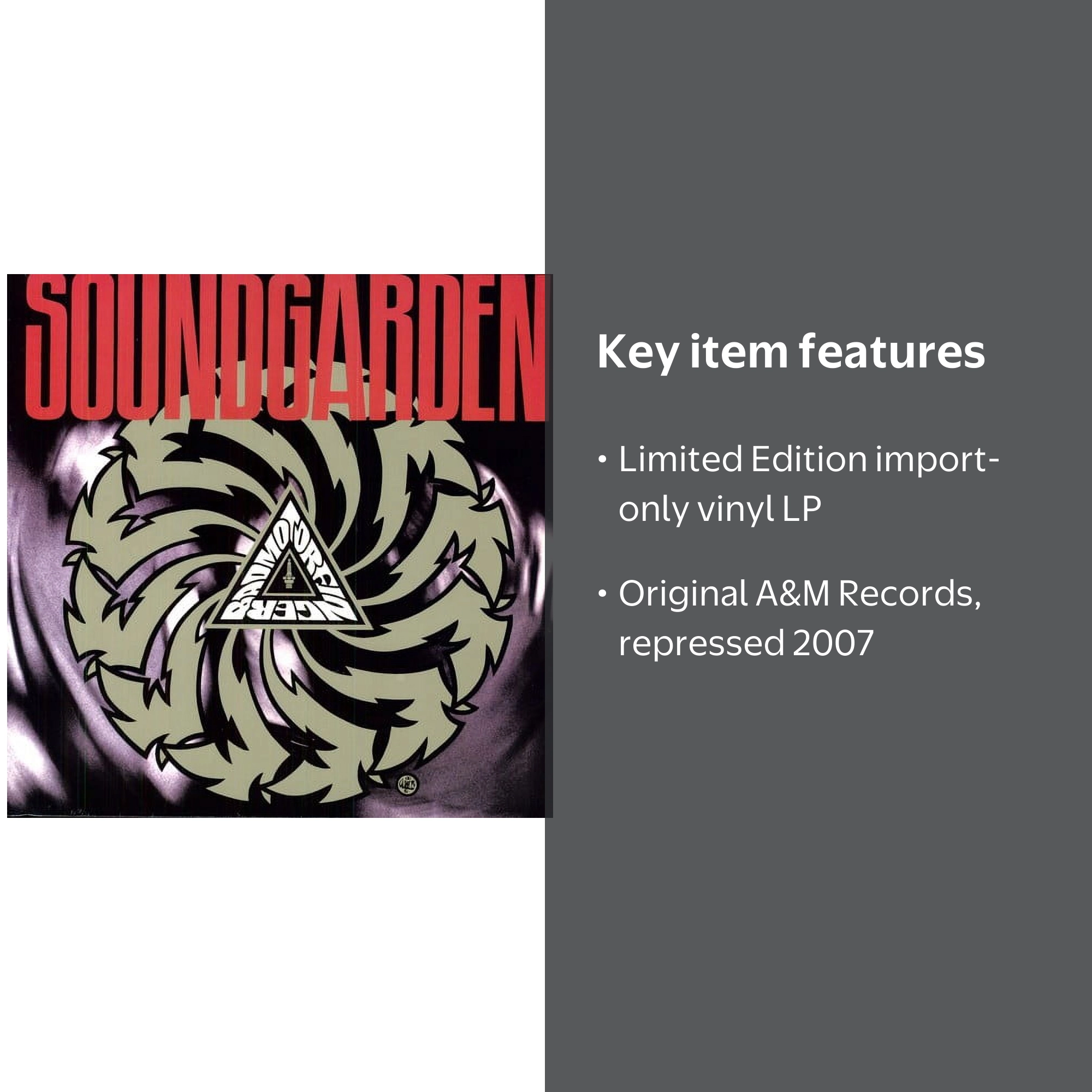 Soundgarden - Badmotorfinger - Music & Performance - Vinyl