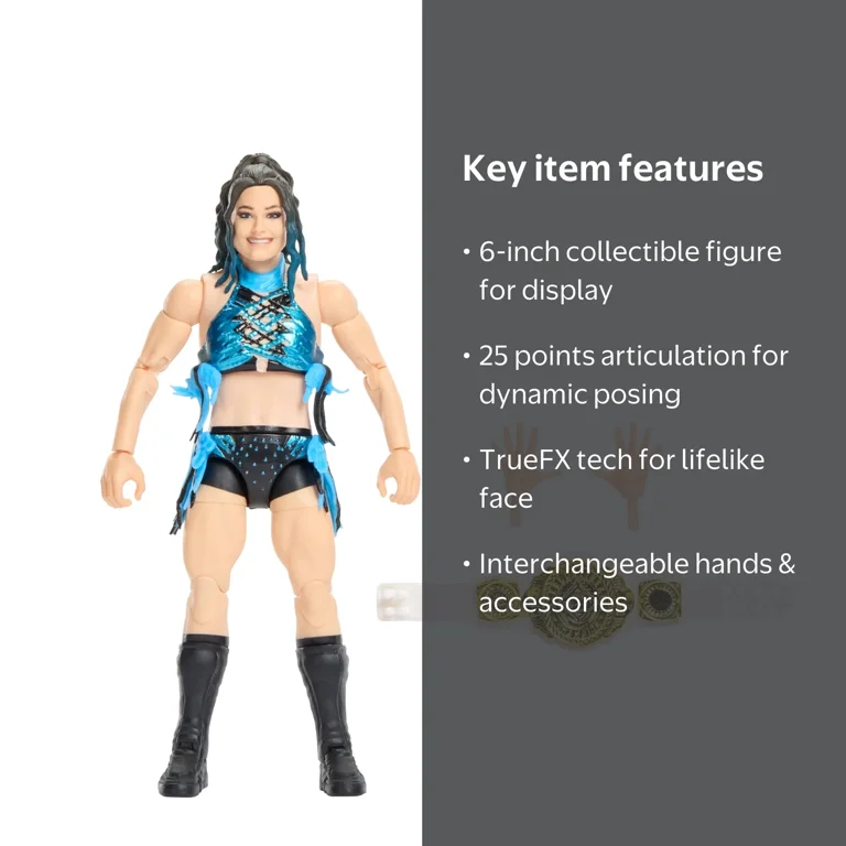 WWE Lyra Valkria Action Figure, Series 124, 6-inch Collectible