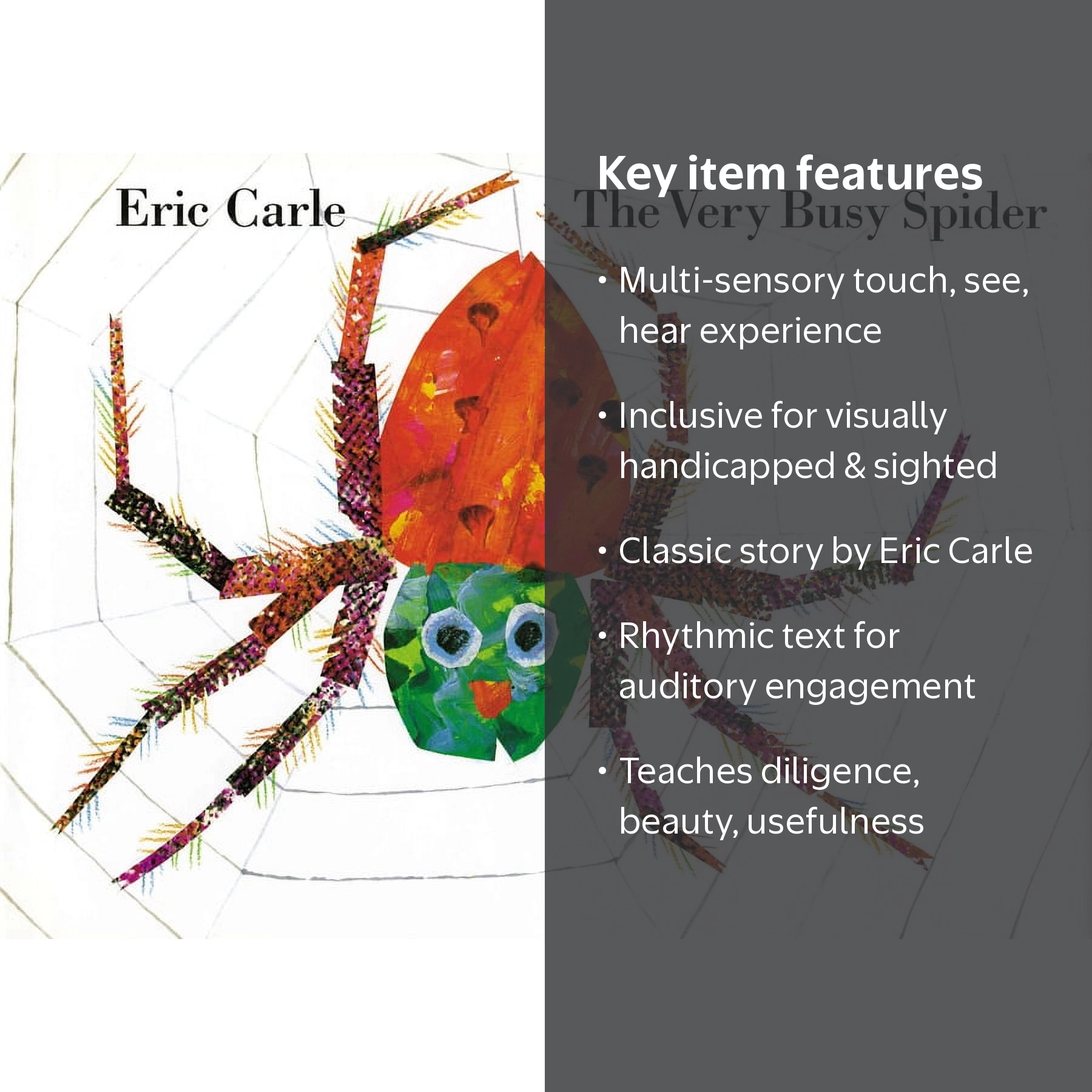 Eric Carle The Very Busy Spider Hardcover Classic for Children