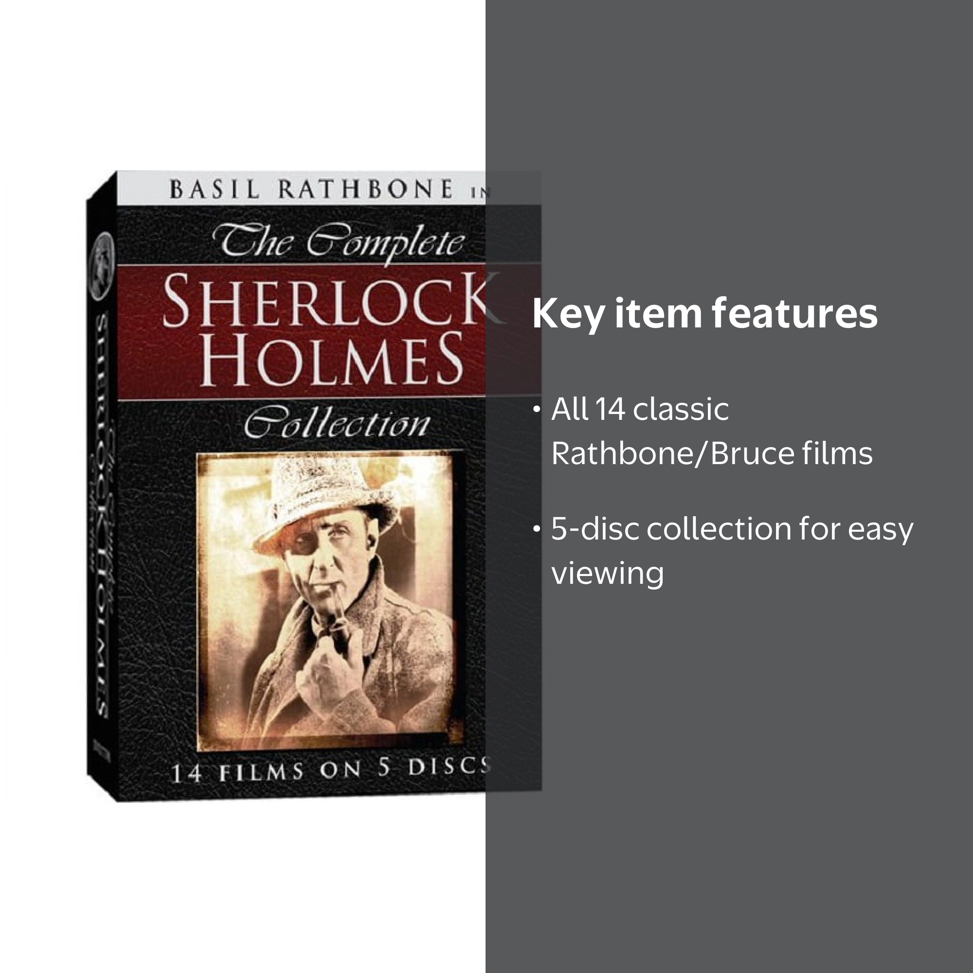 Free Shipping! SDS The Complete Sherlock Holmes DVD Collection