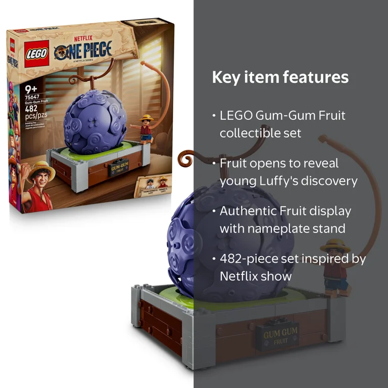 LEGO ONE PIECE Gum Gum Fruit Building Toy - Toys & Figures Playset