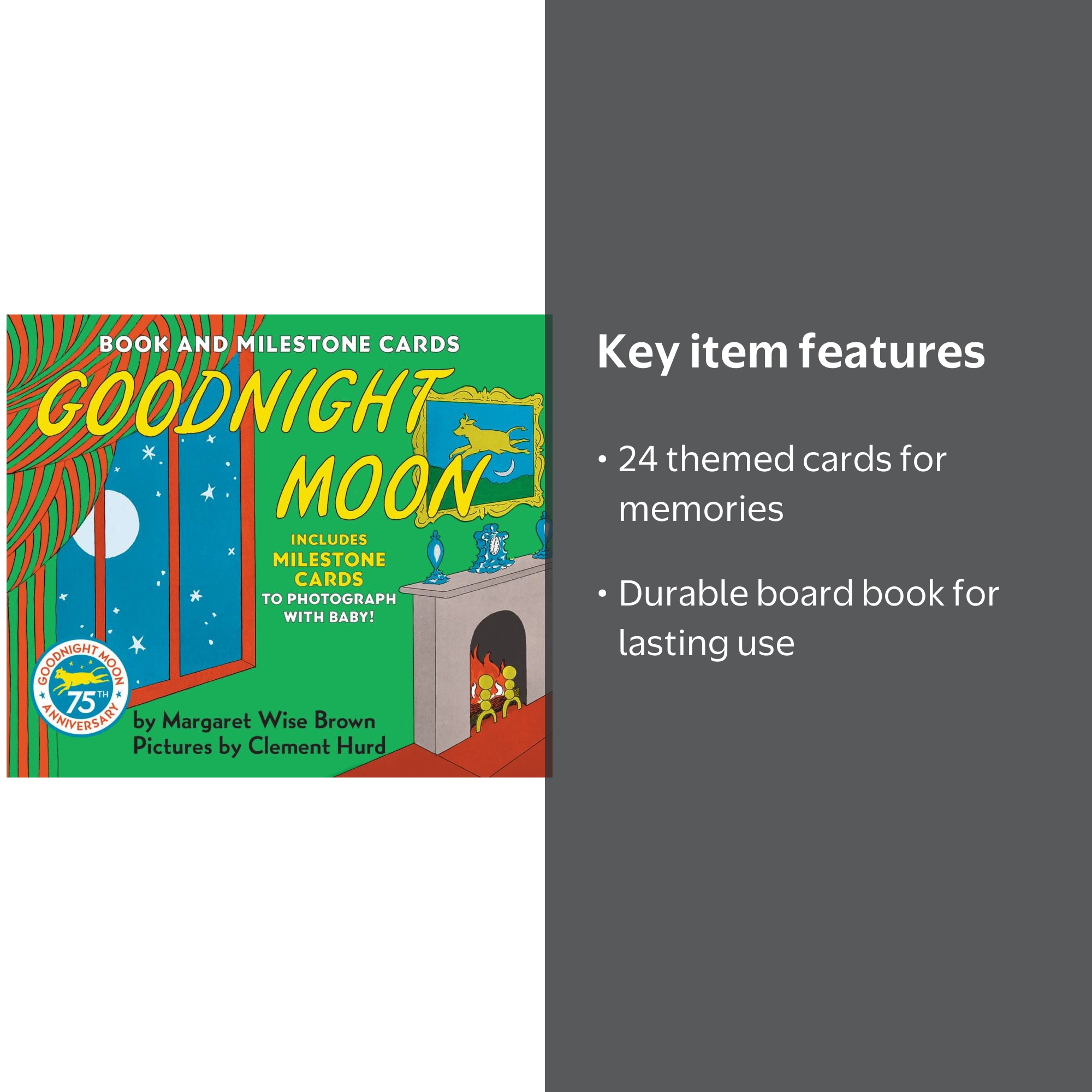 Margaret Wise Brown: Goodnight Moon Milestone Edition Book & Cards