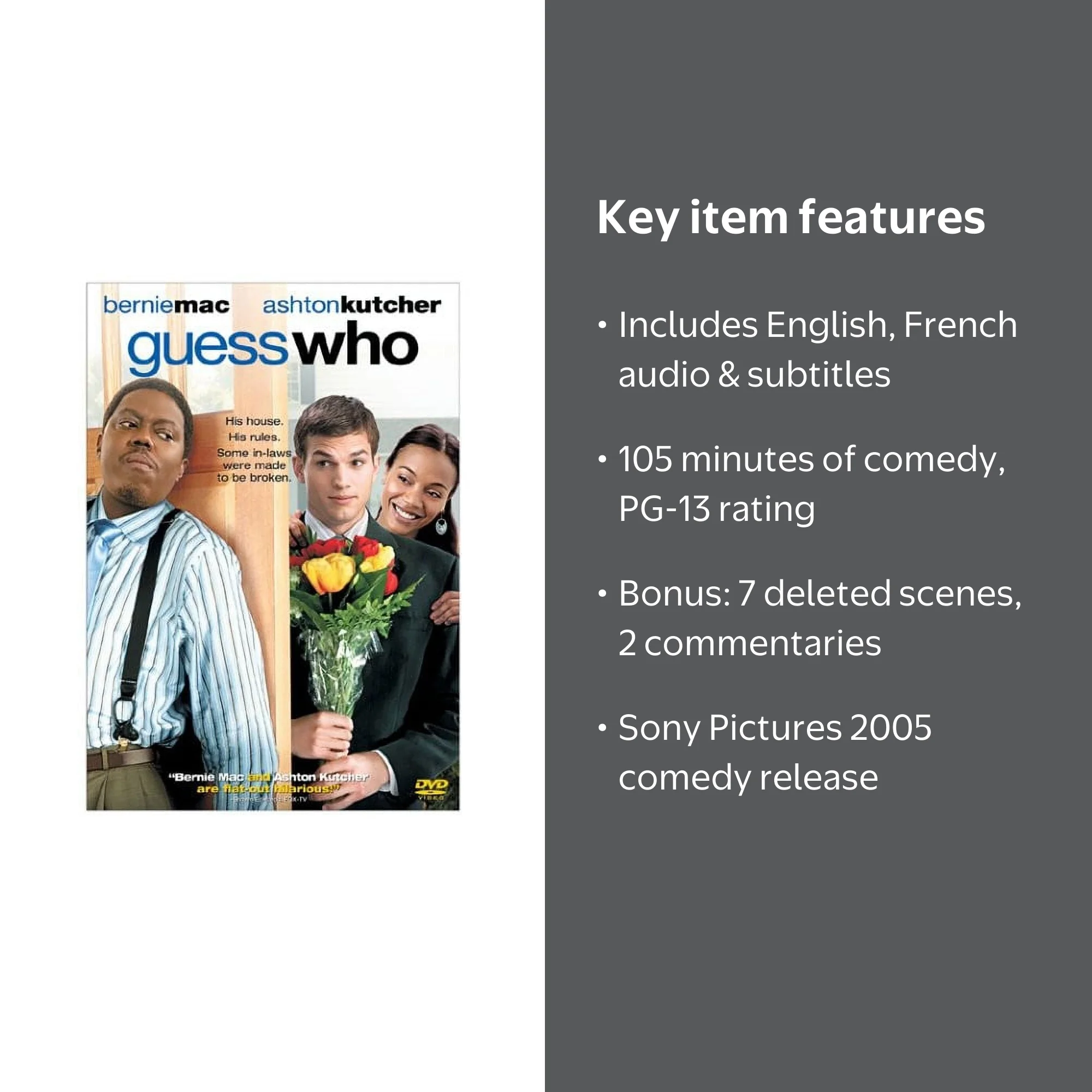 Guess Who (DVD), Sony Pictures, Comedy - Walmart.com