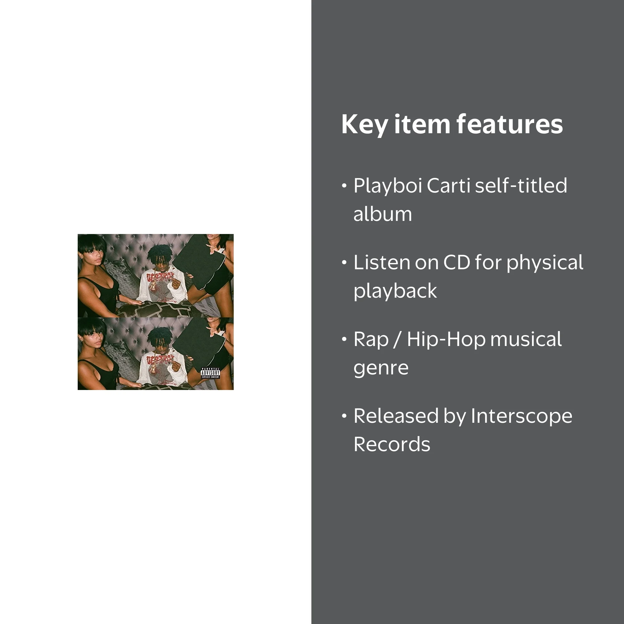 Playboi Carti - Playboi Carti - Music & Performance - CD - Walmart.com