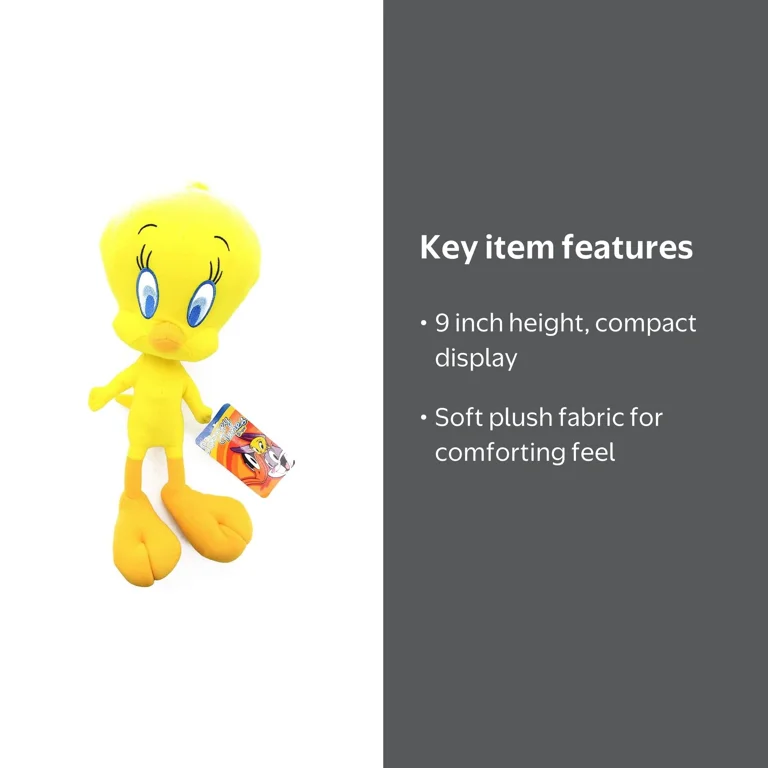 Tweety Bird 9 inch Plush Toy. Looney Tunes - Walmart.com