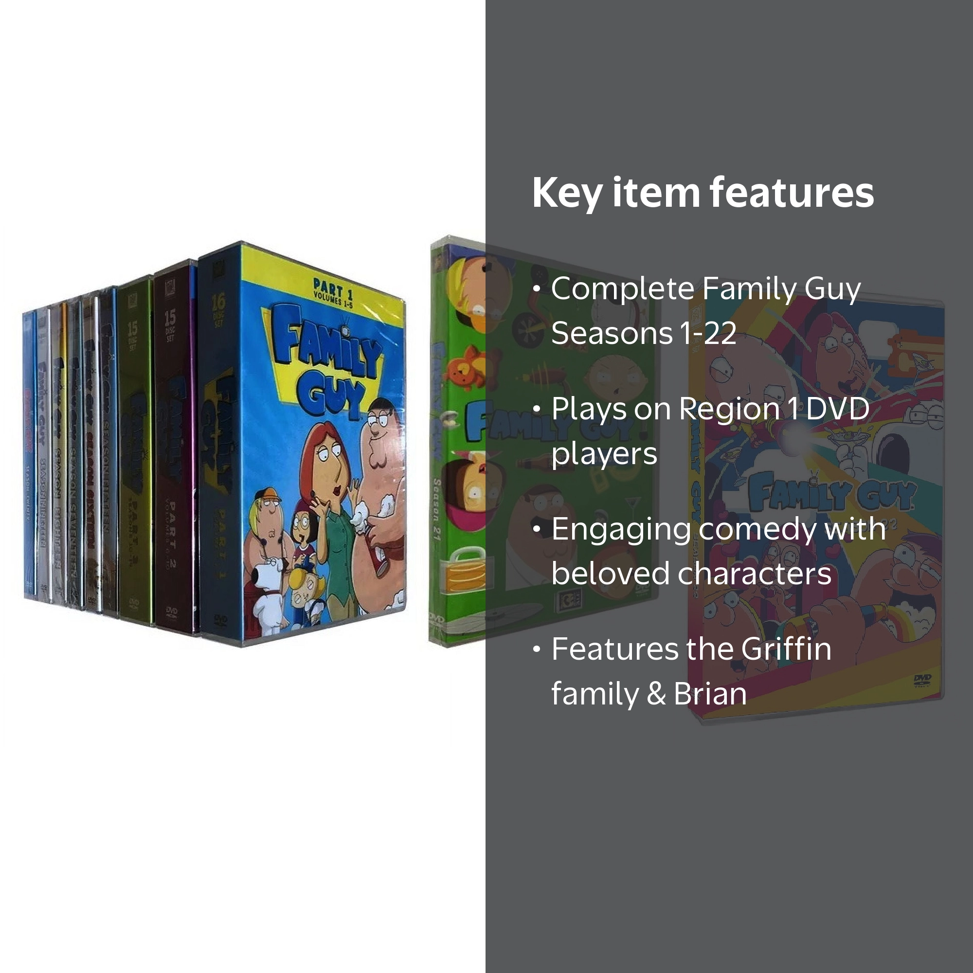 Family Guy Complete Box Set Collection: Seasons 1-22 (DVD