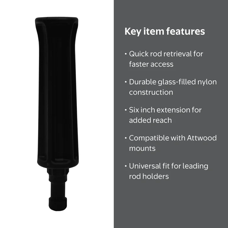 fishing rod holder extensions Stealth Extension Coming with 2 adjustable straps Hobie Kayak Rod Holder Extensions