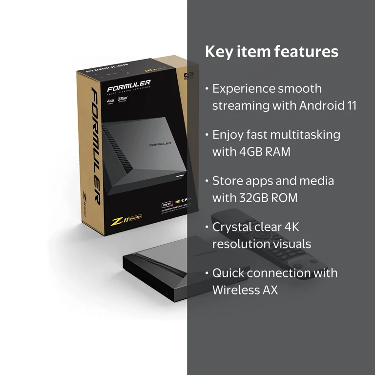 Formuler Z11 Pro Max Electronics, Android 11, 4GB RAM, 32GB ROM