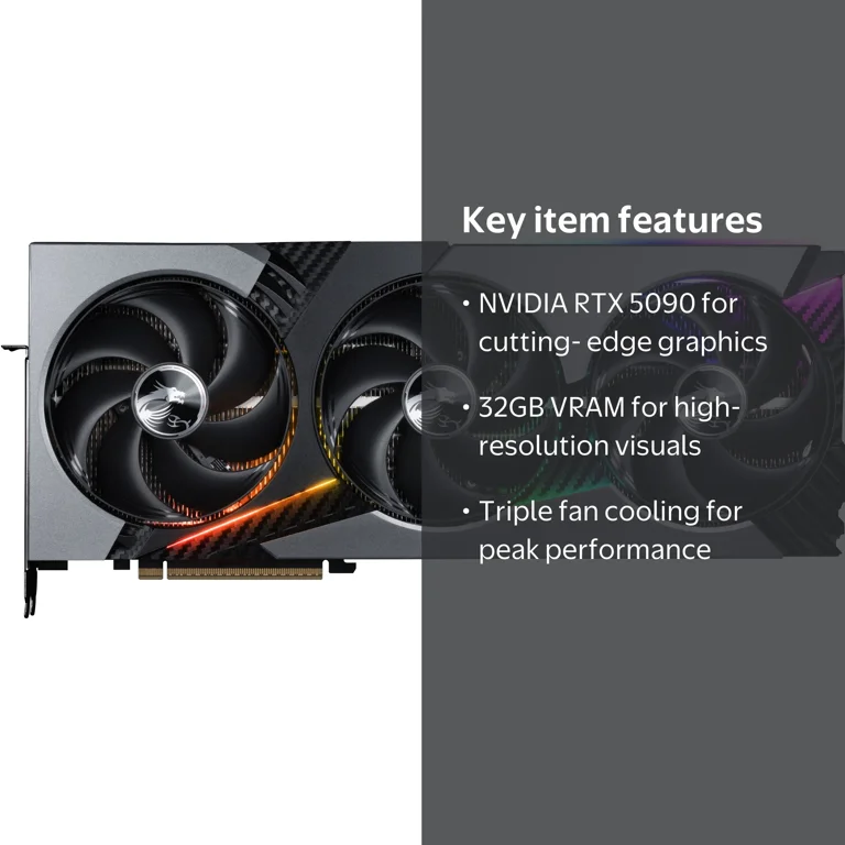 MSI Vanguard GeForce RTX 5090 VANGUARD SOC - Walmart.com