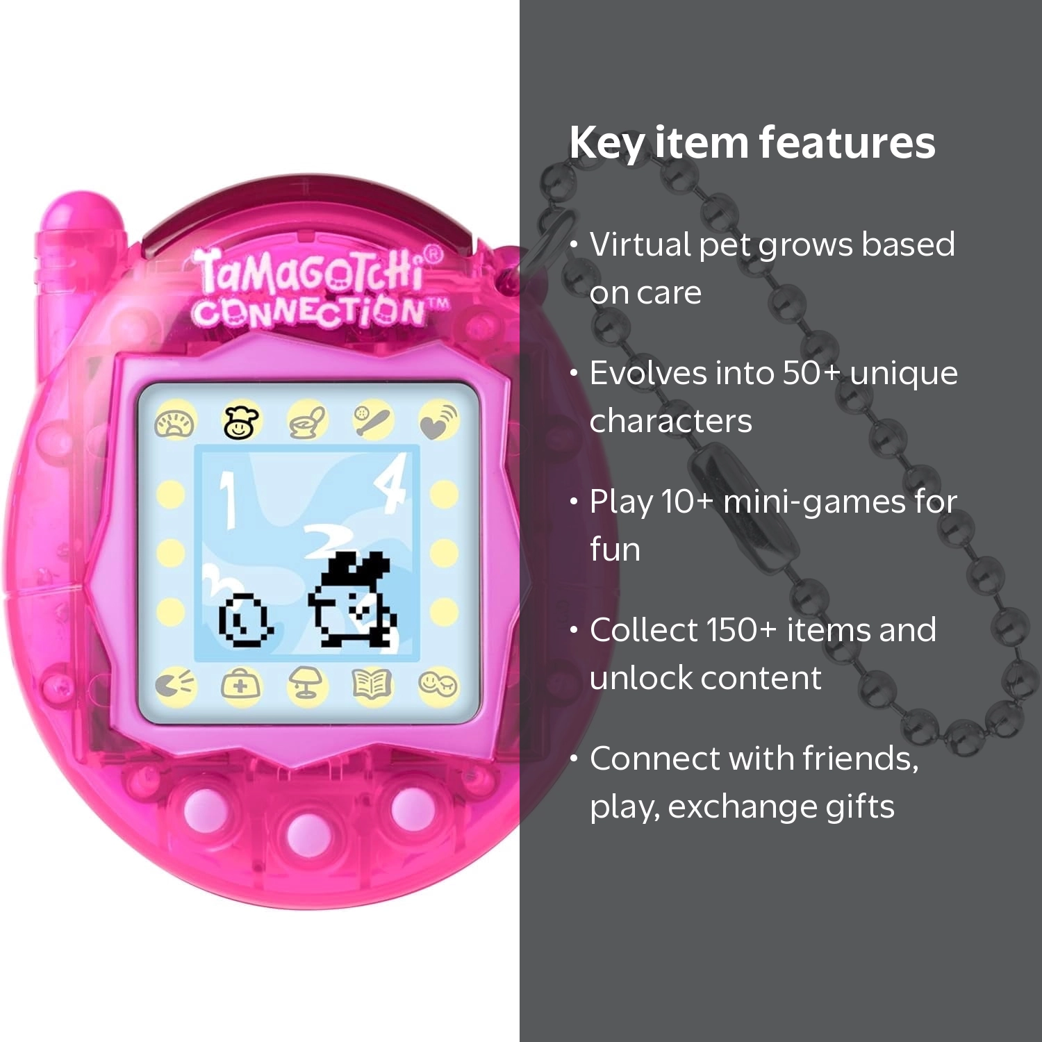 Tamagotchi Connection - Translucent Pink - Walmart.com