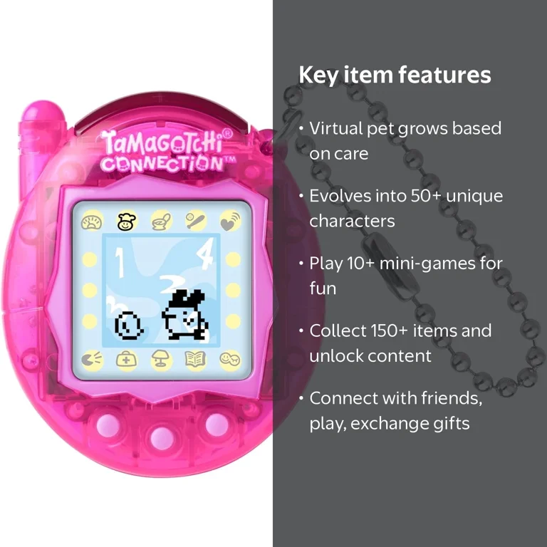 Tamagotchi Connection - Translucent Pink - Walmart.com