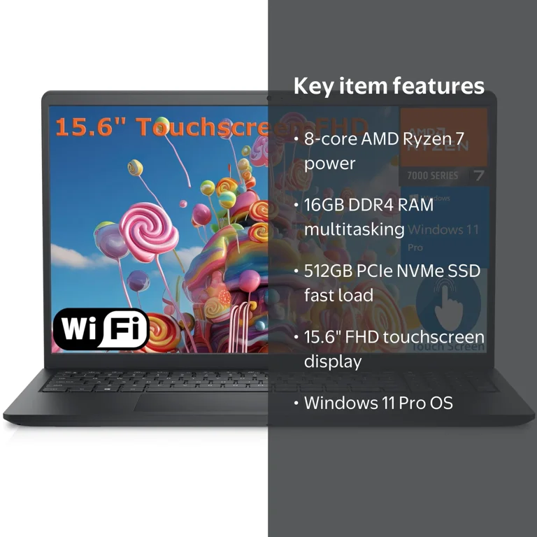 Dell, Laptop Computer, 15.6