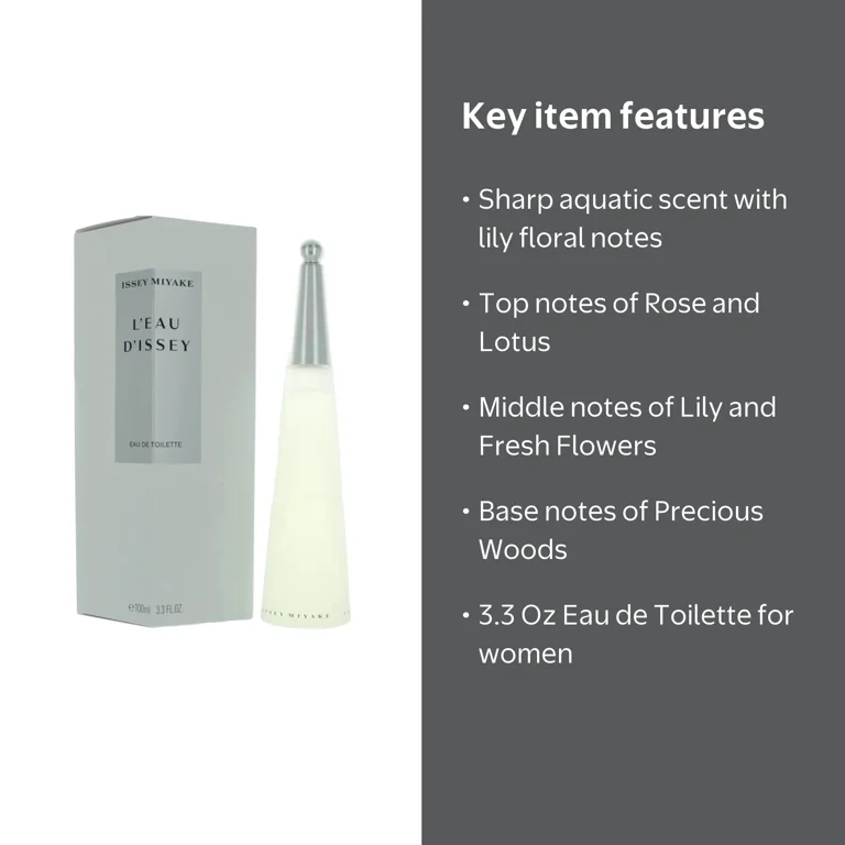 Issey Miyake, Eau de Toilette, 3.3 Oz, Perfume for Women - Walmart.com