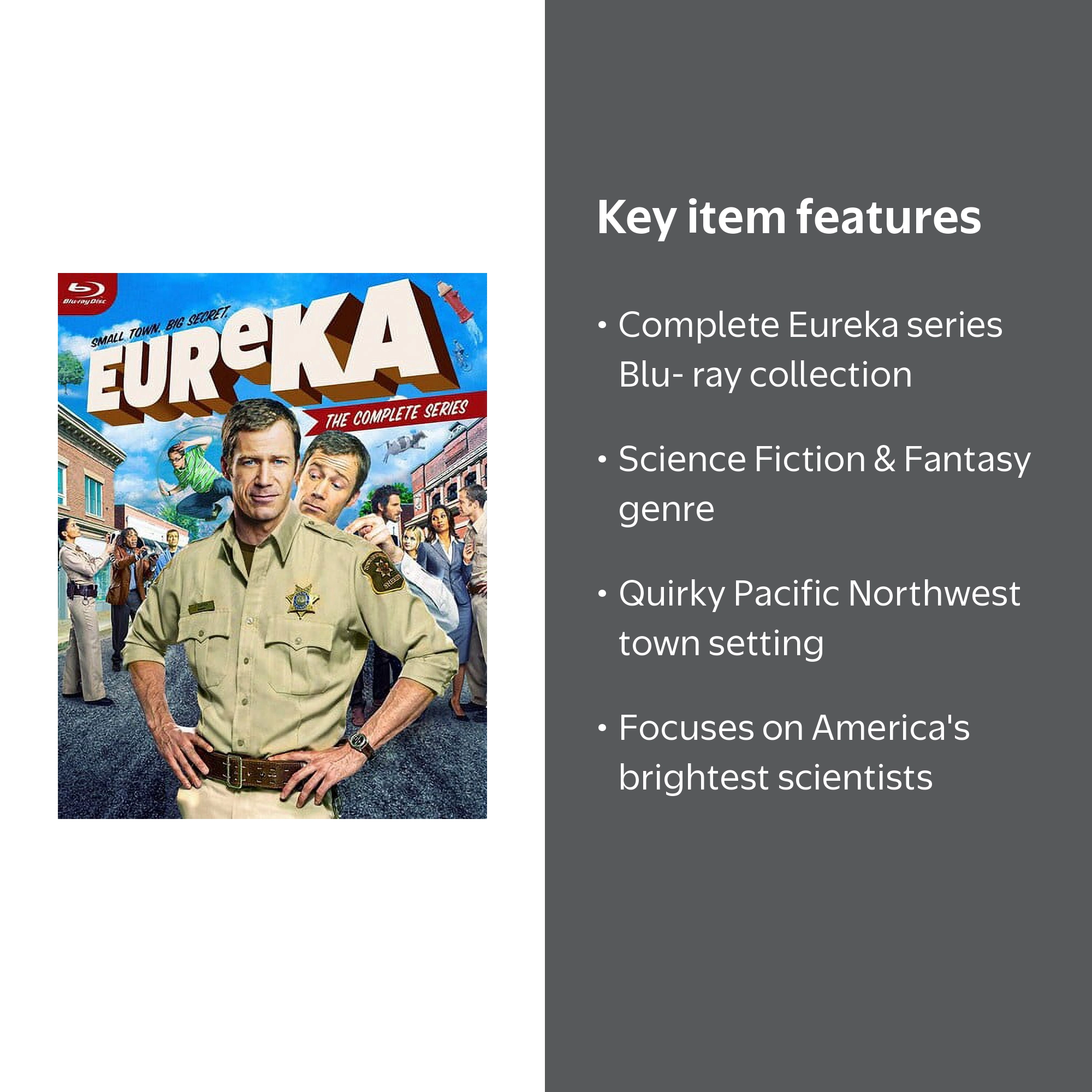 Eureka: Complete Series (Blu-ray), Mill Creek, Science Fiction