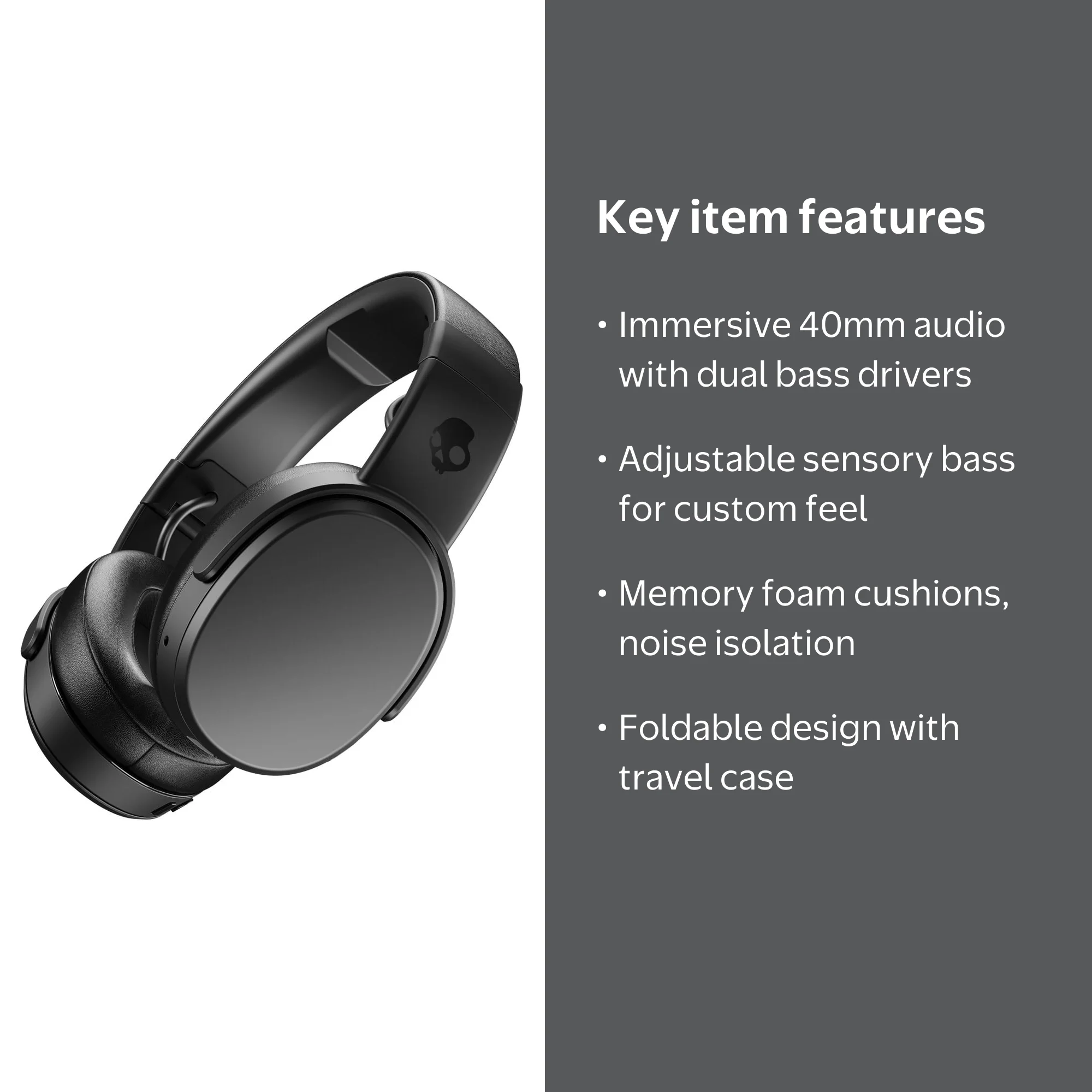 Free Shipping! Skullcandy Crusher Wireless Over-Ear Headphones