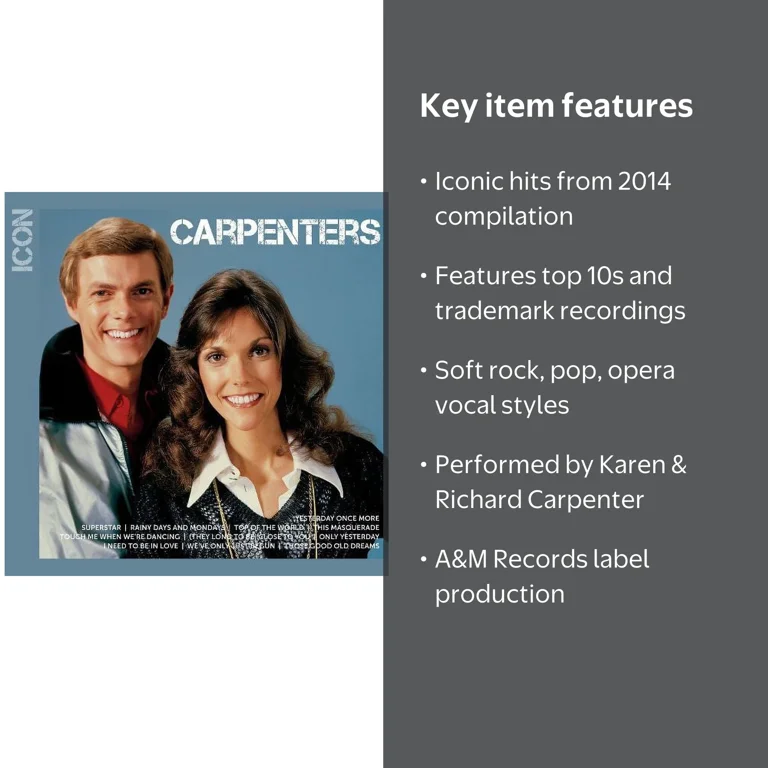Carpenters - Icon - Music & Performance - CD - Walmart.com