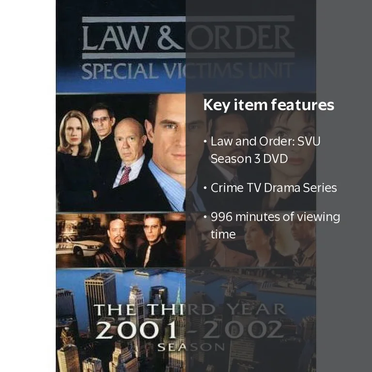 LAW&ORDER/ロー・アンド・オーダー ニューシリーズ3 DVD-BOX〈… Universal Studios: Law & Order: Special Victims Unit - Complete