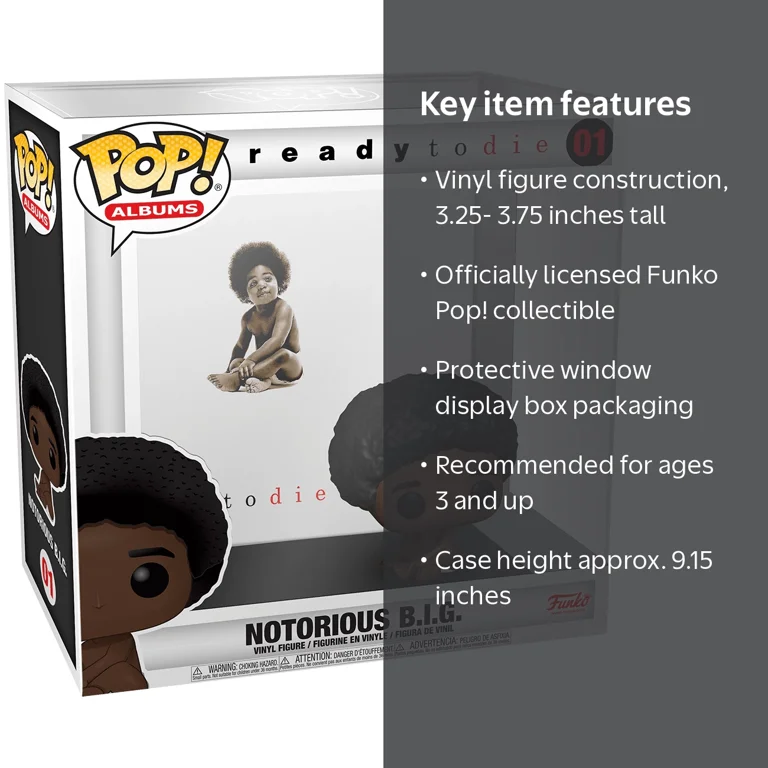 Funko POP! Album: Notorious B.I.G. Vinyl Figure - Walmart.com