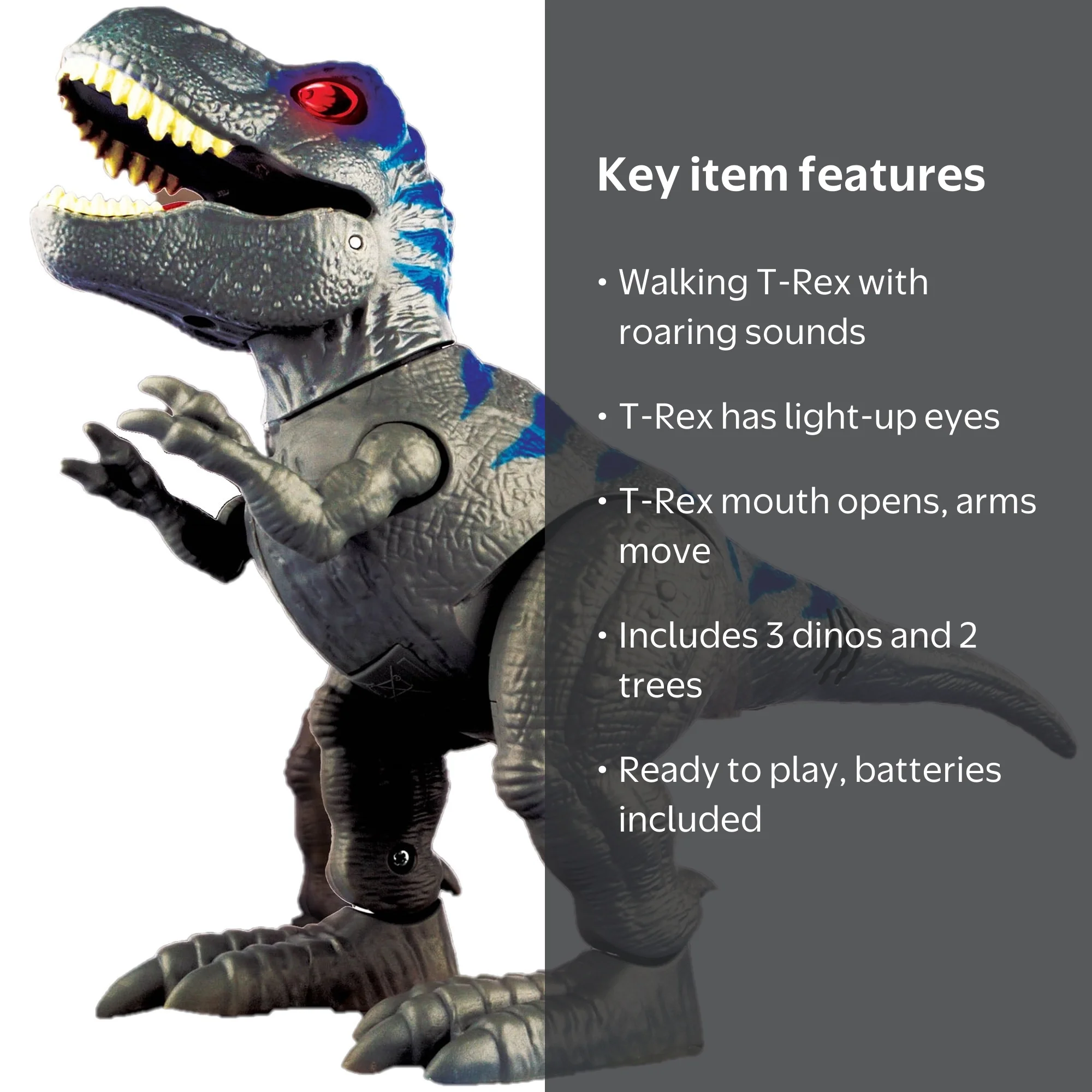 Pre-Historic Times: Dinosaur Playset W/ Walking T-REX - Light