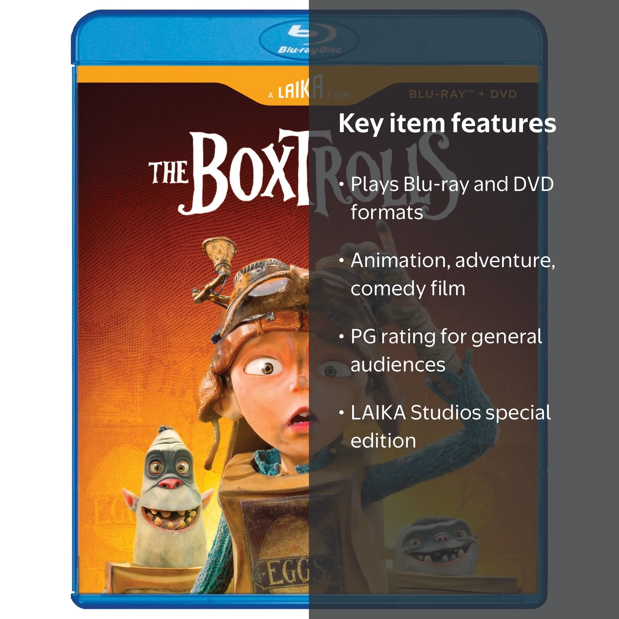 The Boxtrolls (Laika Studios Edition) (Blu-ray + DVD) - Walmart.com