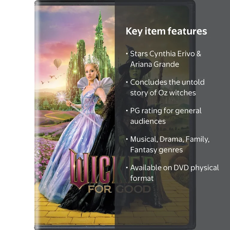 Wicked: For Good (DVD) Universal, Musical - Walmart.com