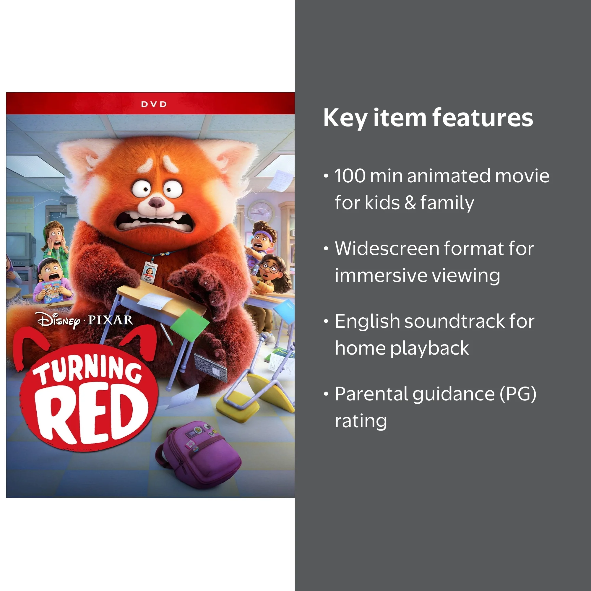 Disney's Turning Red (DVD) - Family Adventure featuring Mei Lin