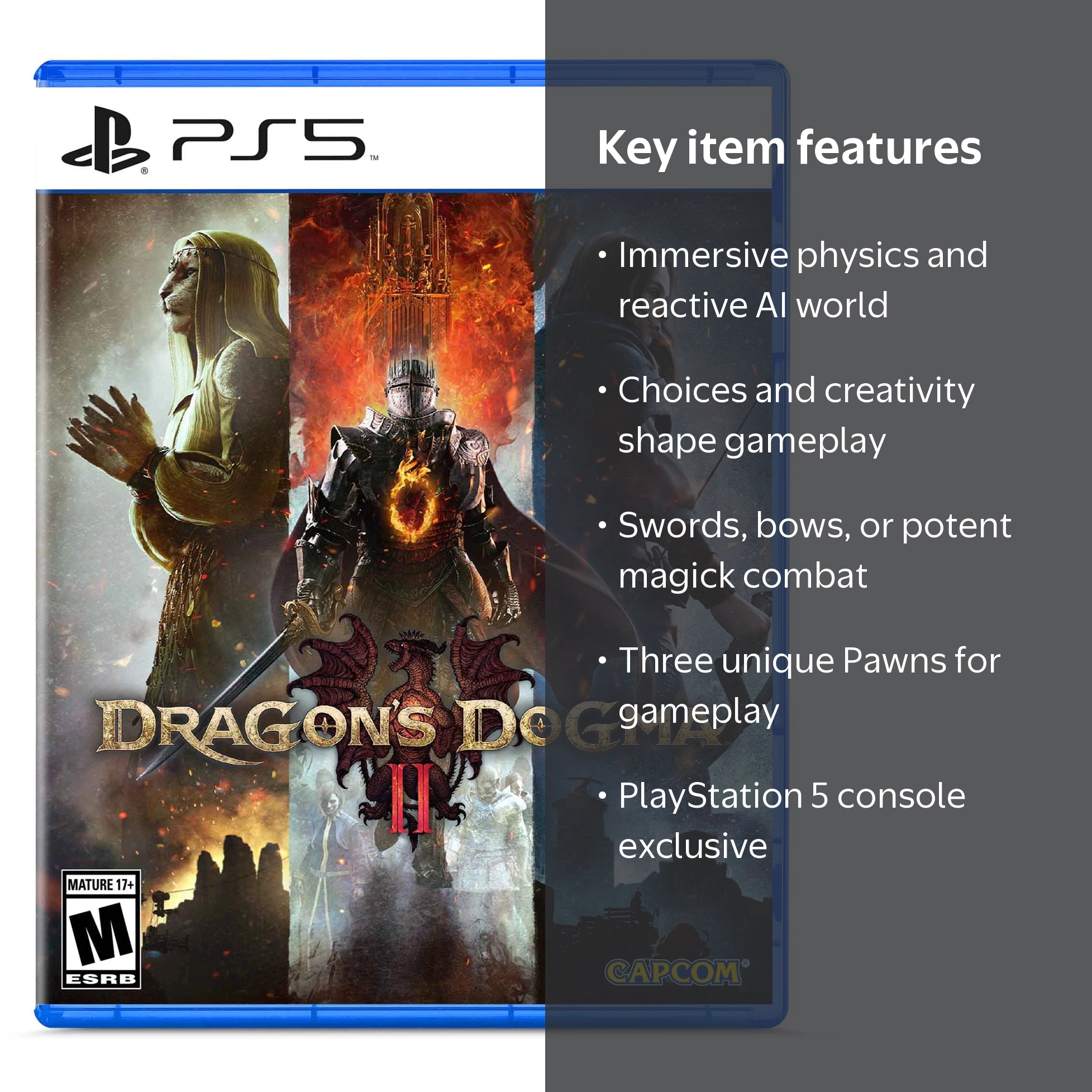 Capcom, Dragon's Dogma 2, Action-RPG, PlayStation 5 - Walmart.com