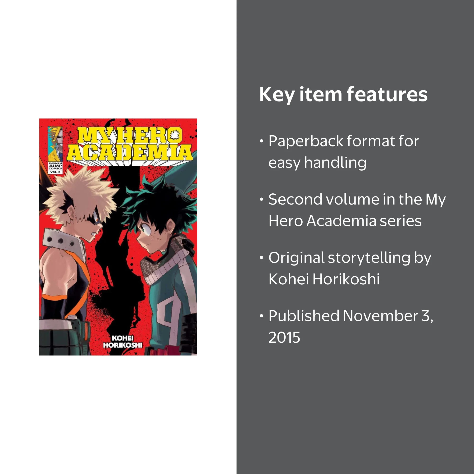 ま*郎様 THE BULK Vol.1＆Vol.2 2本セット Kohei Horikoshi, My Hero Academia, Vol. 2, 9781421582702