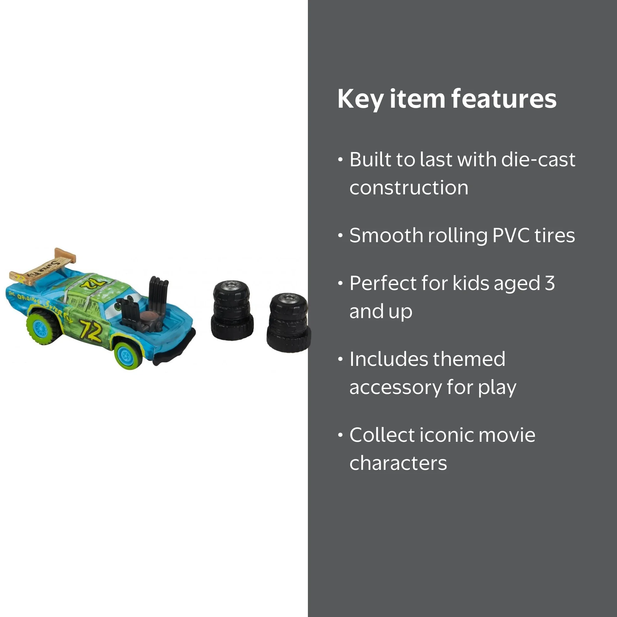 Disney/Pixar Cars 3 Crazy 8 Die-cast Superfly with Accessory