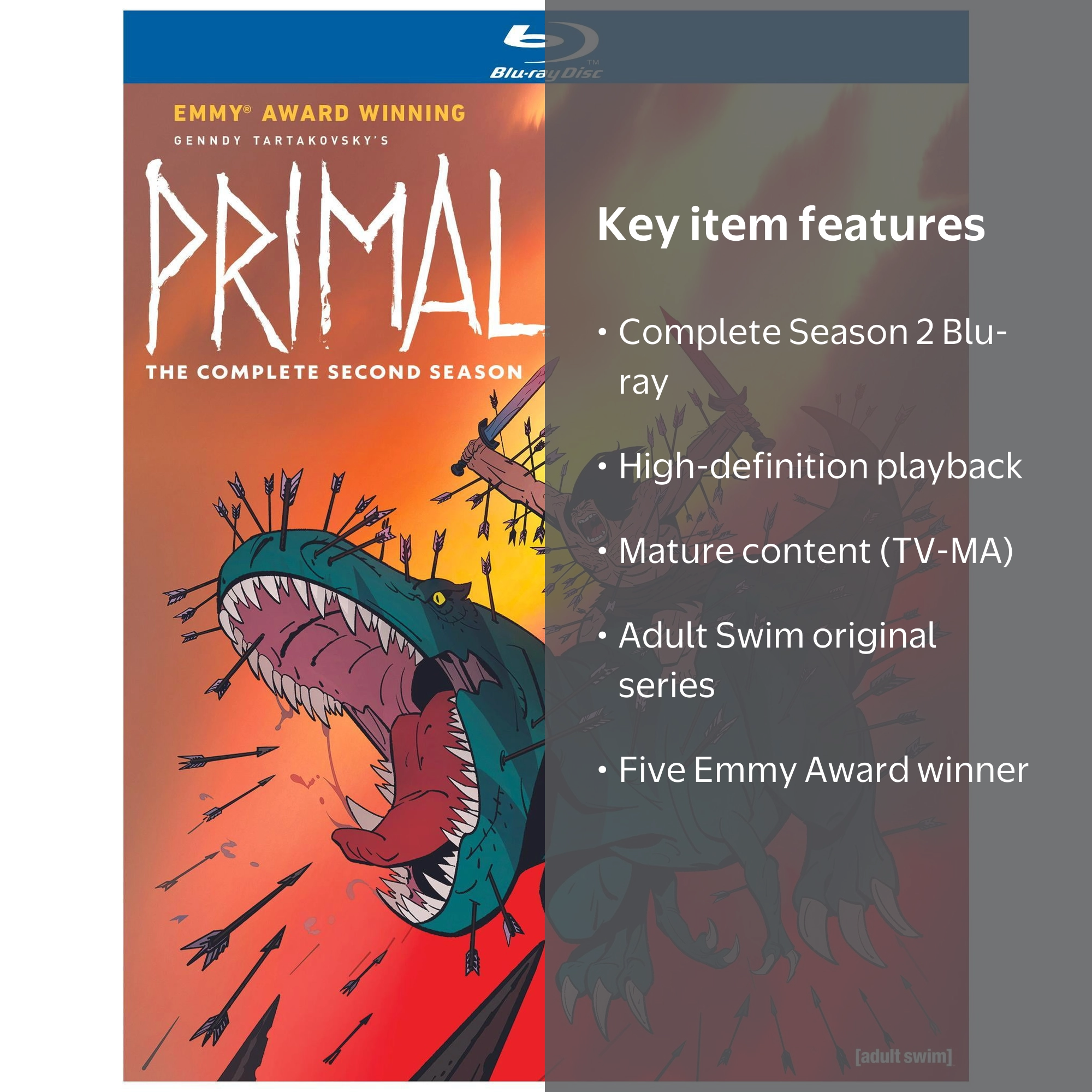 Genndy Tartakovsky's Primal: The Complete Second Season (Blu-ray
