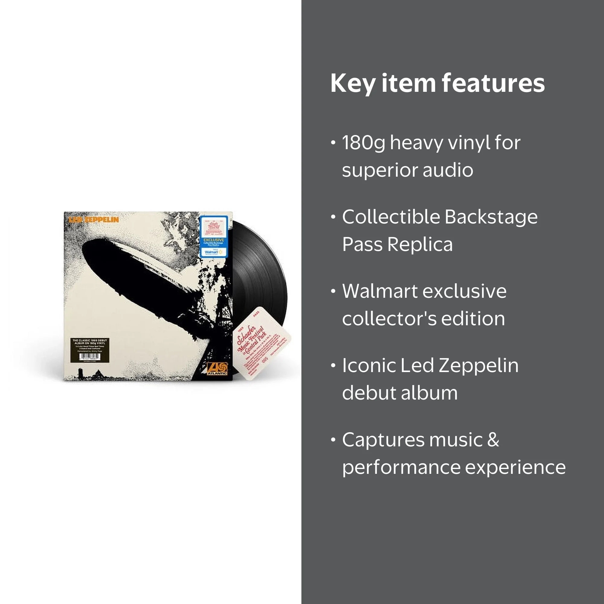 Led Zeppelin - I - 180gram Vinyl (Walmart Exclusive) - Music