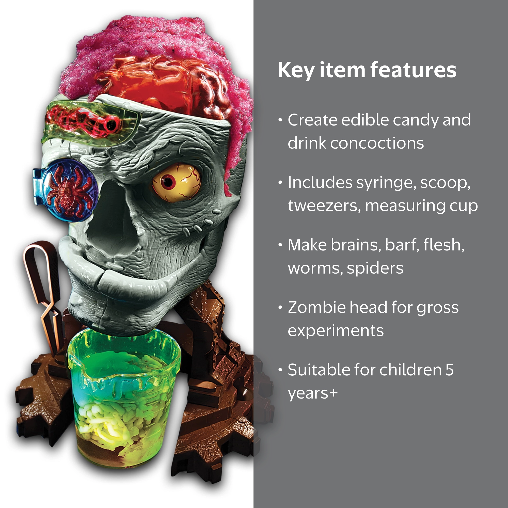 Doctor Dreadful Zombies - Zombie Lab with Candy and Drink Maker