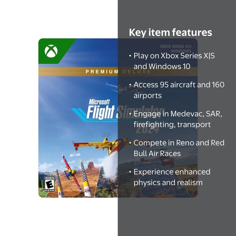 Microsoft Flight Simulator 2024:Premium Deluxe Edition - Xbox