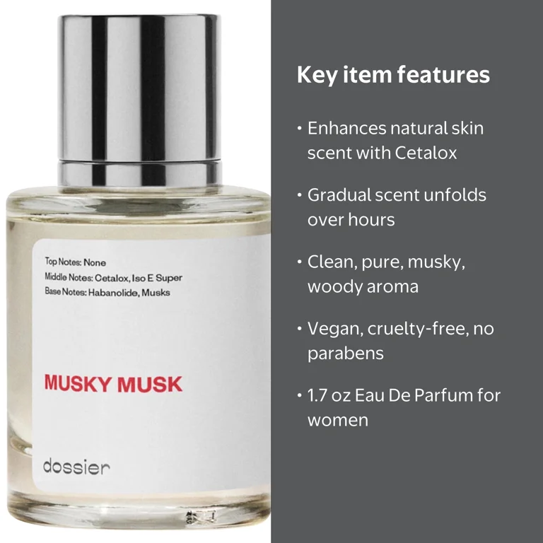 Dossier Musky Musk Eau De Parfum, Inspired by Not A Perfume, 1.7