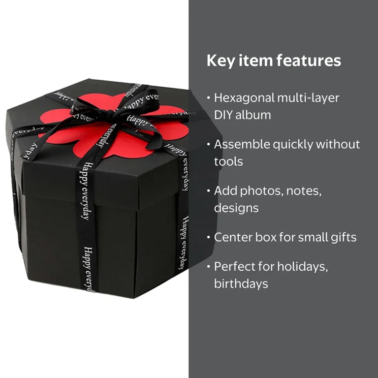 まとめ売り アソートBOX 大量 物販 SALE KQJQS Multi-Layer Surprise Explosion Box - DIY Album Gift for