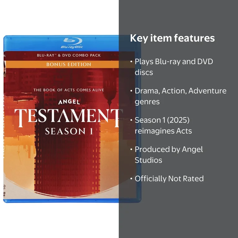 Testament: Season 1 (Blu-ray + DVD), Action, Angel Studios