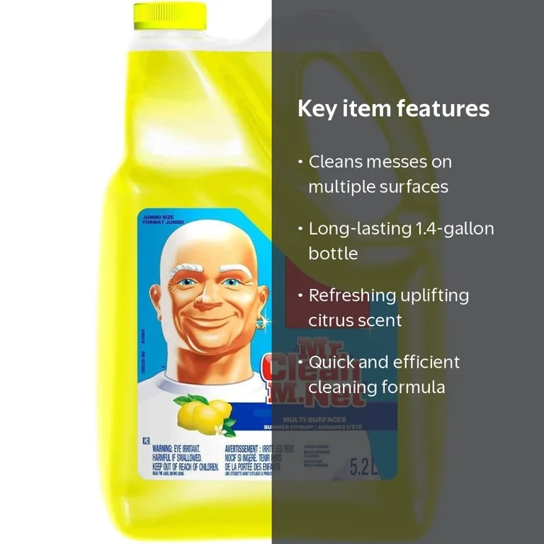 Mr. Clean, All Purpose Cleaner, 176 fl oz, Citrus Scent - Walmart.com