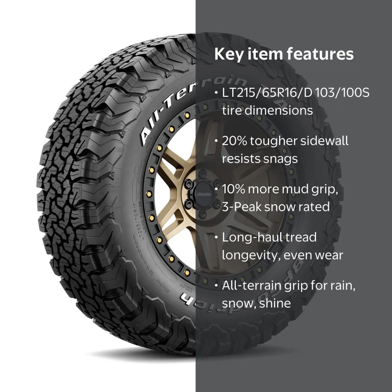 BFGoodrich All-Terrain T/A KO2 All-Season LT215/65R16/D 103/100S