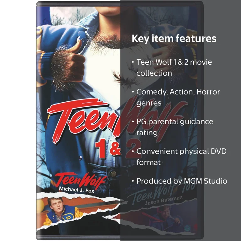 SDS Teen Wolf DVD Set, Seasons 1 and 2, Comedy Action Horror, PG SDS Teen Wolf DVD Set, Seasons 1 and 2, Comedy Action Horror, PG