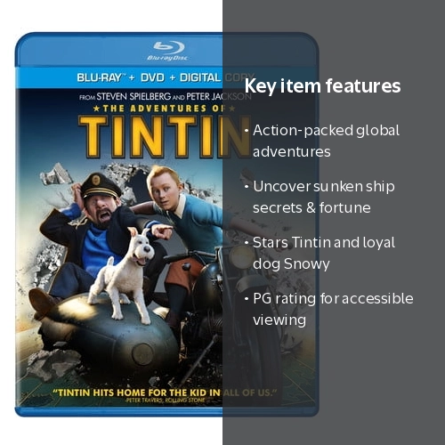 Steven Spielberg, The Adventures of Tintin, PG, Movie DVD